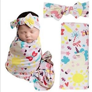 Unicorn swaddle 🦄💕